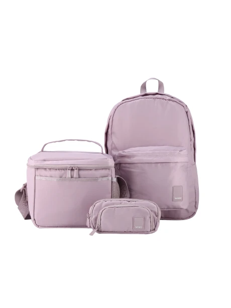 Kit Mochila + Lonchera + Cartuchera Spirit Essence Lila